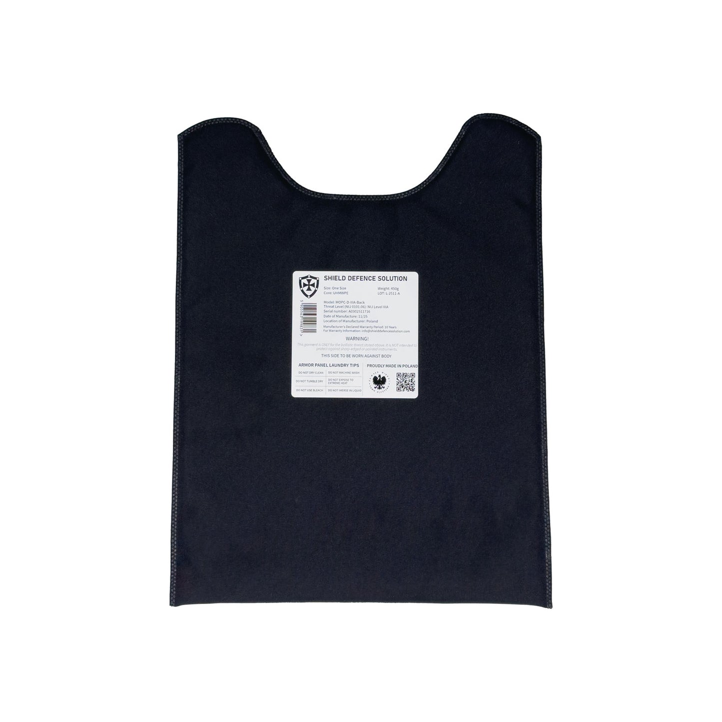 Wkłady Balistyczne MOPC – Zestaw Przód i Tył