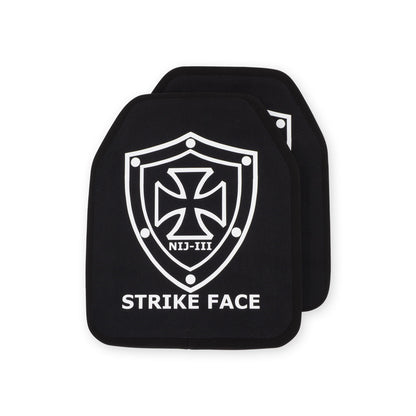 10"x12" Single Curved Płyta Przednia i Flat Tylna