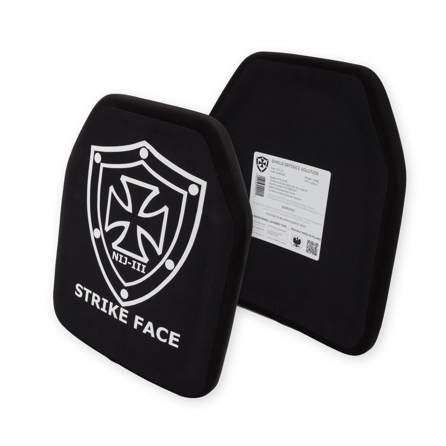 10"x12" Single Curve Płyta przednia SAPI