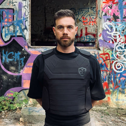 Bulletproof Outer Vest – Black - Shield Defence Solution